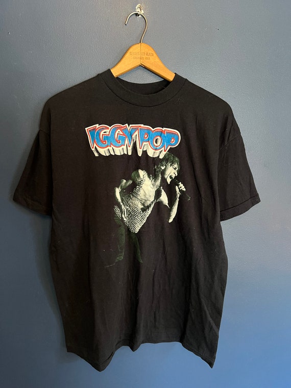 Vintage 80’s Iggy Pop Raw Power Band Tee Size XL - image 3