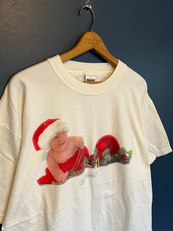 Vintage 90’s Anne Geddes Baby Christmas Tee Size L