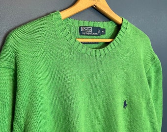 Vintage Y2K Polo Ralph Lauren Knit Crewneck Size XL