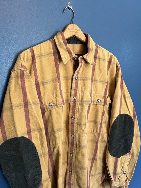 Vintage 90’s Timberland Cotton Plaid Flannel Size 