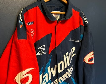 Vintage 90’s Valvoline Cummins NASCAR Mark Martin Racing Jacket Size XL
