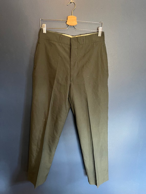 Vintage 60’s US Army Wool Tropical Pants Size 34/… - image 2