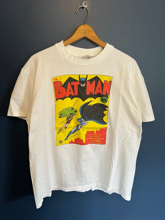Vintage 80’s Bat Man Comic Book Issue 1 Tee Size … - image 3