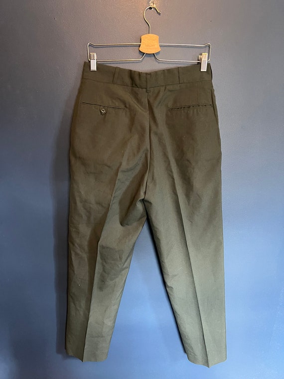 Vintage 60’s US Army Wool Tropical Pants Size 34/… - image 3