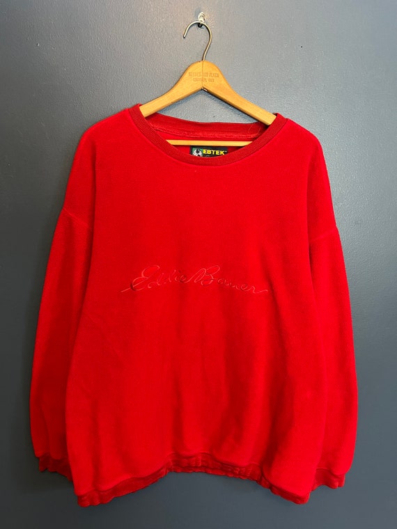 Vintage 90’s Eddie Bauer EBTEK Embroidered Fleece… - image 3