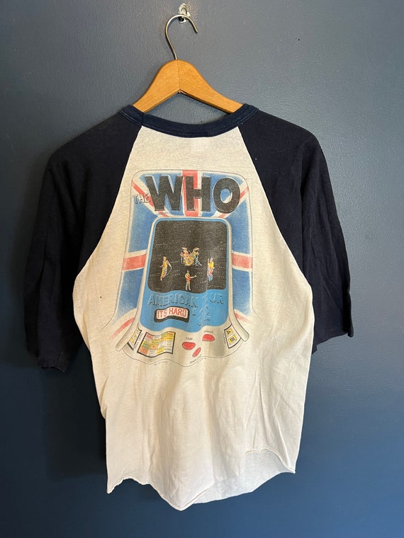 Vintage 1982 The Who American Tour Raglan Shirt S… - image 2