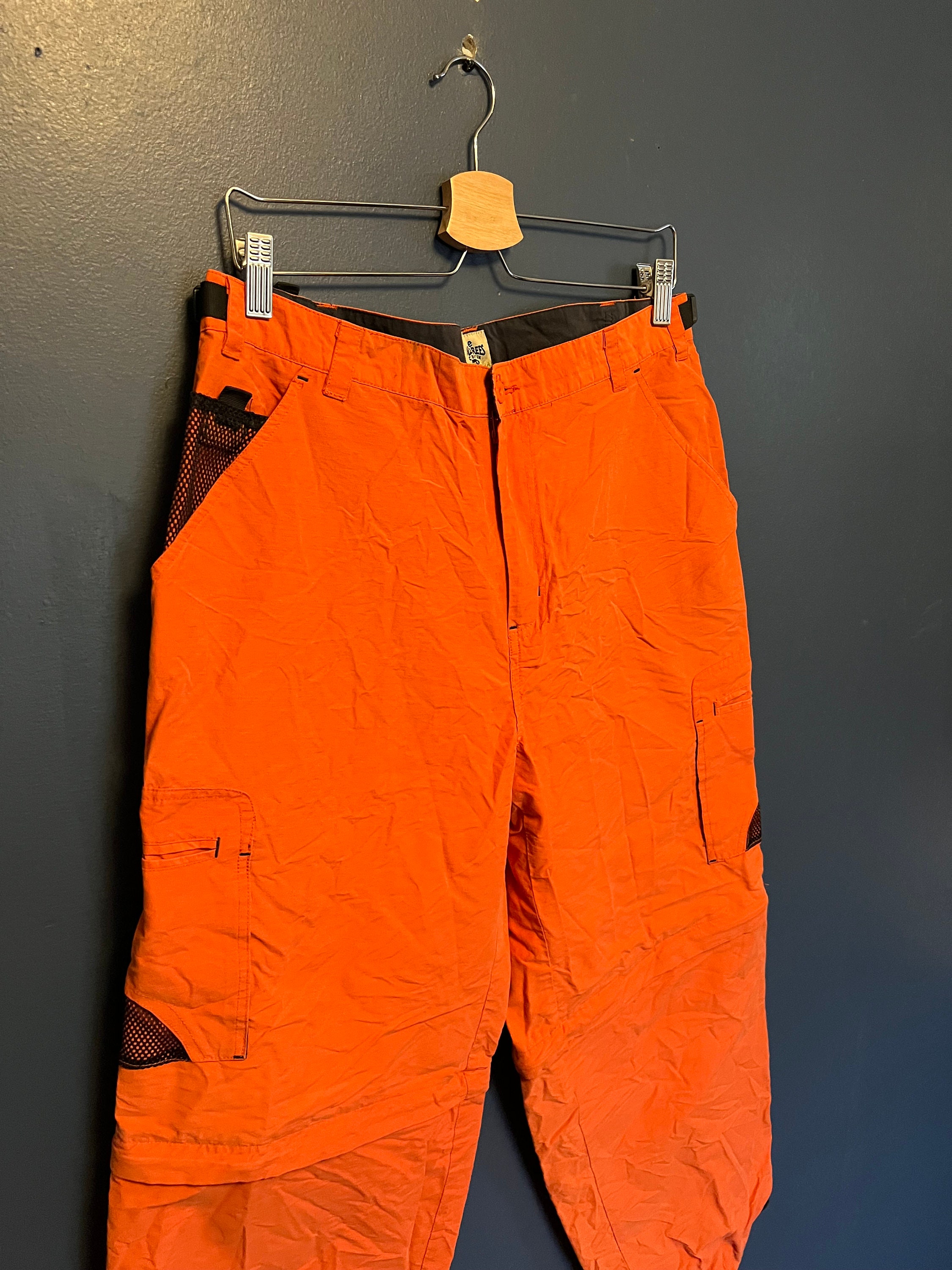 Nylon Cargo Pants 