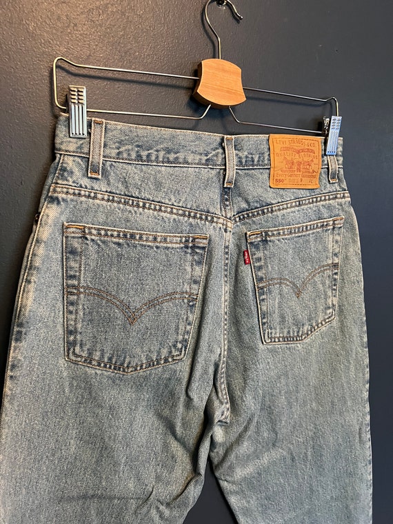 Vintage 90’s Levis 550 Denim Blue Jeans Size 11 Wo