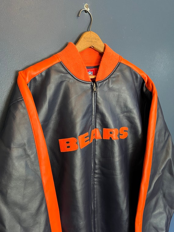 Vintage Y2K NFL Chicago Bears NFL Vinyl Jacket Siz