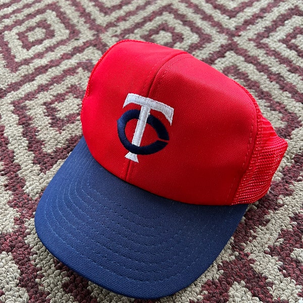 Vintage 80’s Minnesota Twins MLB Baseball Trucker Hat