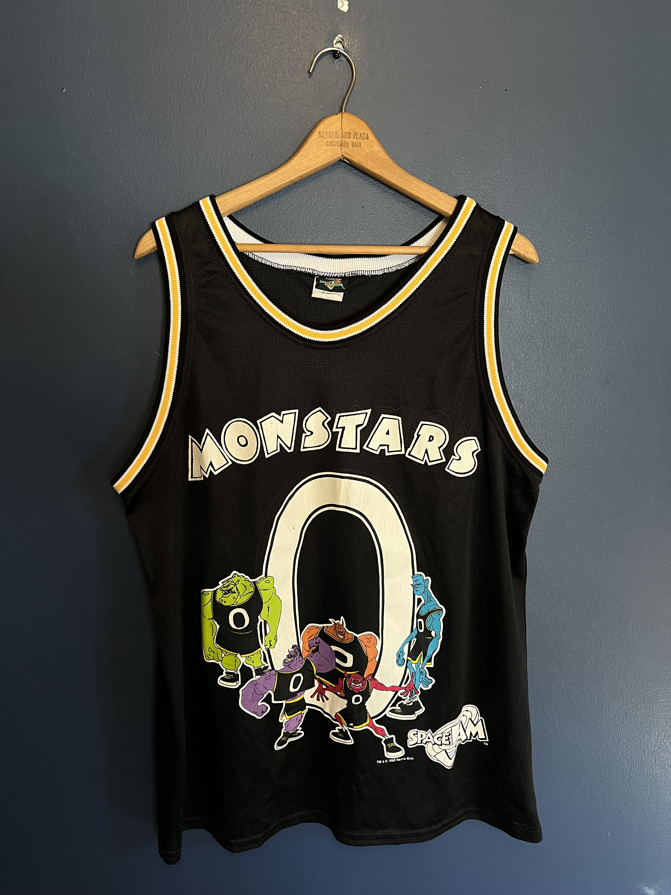 Vintage 90s Space Jam Monstars Basketball Jersey Size Medium - Etsy