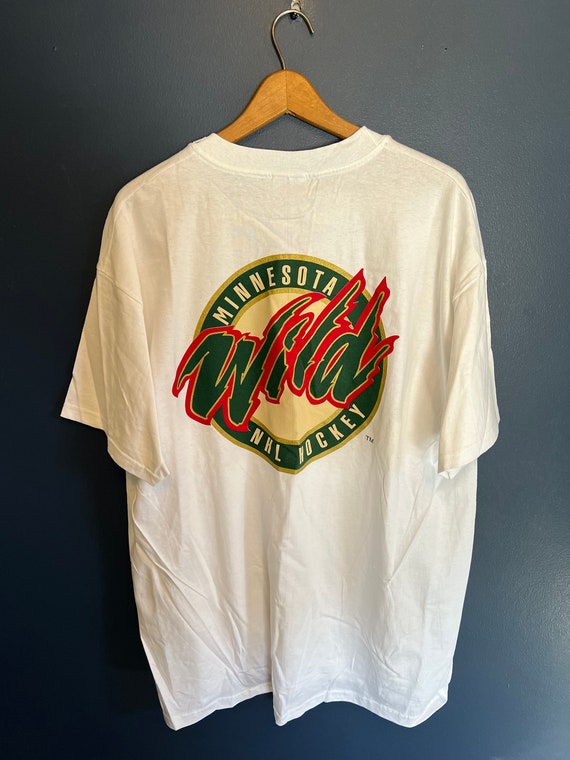 Vintage Y2K NHL Minnesota Wild Hockey Tee Size XL - image 2