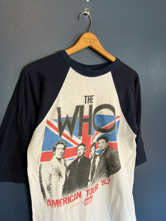 Vintage 1982 The Who American Tour Raglan Shirt S… - image 4