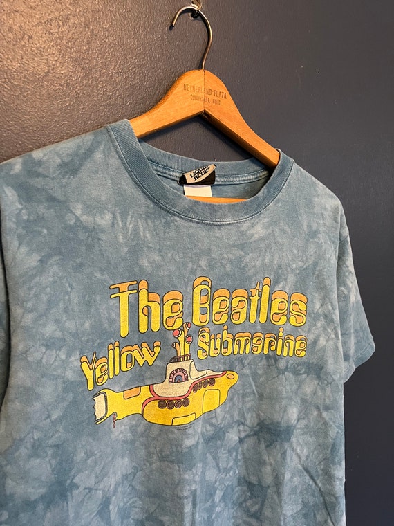 Vintage Y2K Liquid Blue The Beatles Yellow Submar… - image 1