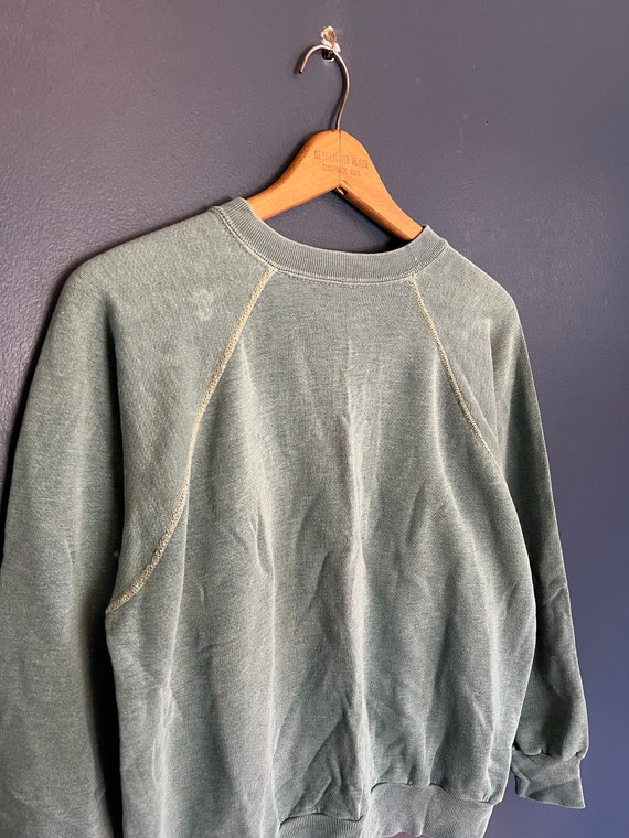 Vintage 60’s Blue Blank Crewneck Size Medium/Large - image 1