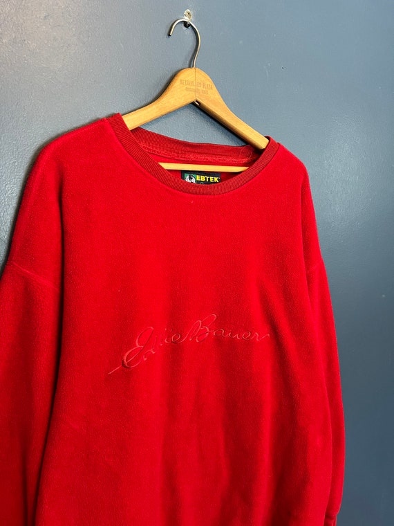Vintage 90’s Eddie Bauer EBTEK Embroidered Fleece… - image 1