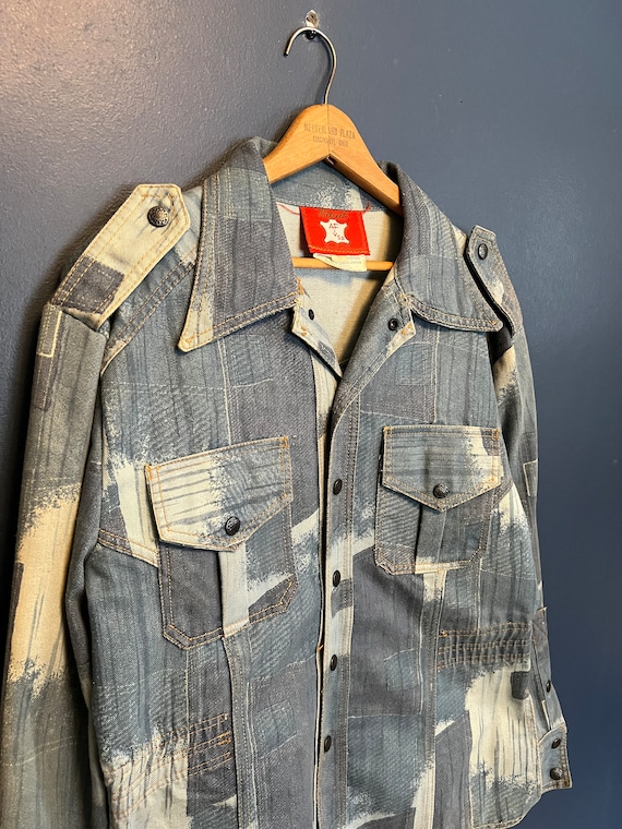 Vintage 70’s Mont Denim Snap Jean Jacket Size 44