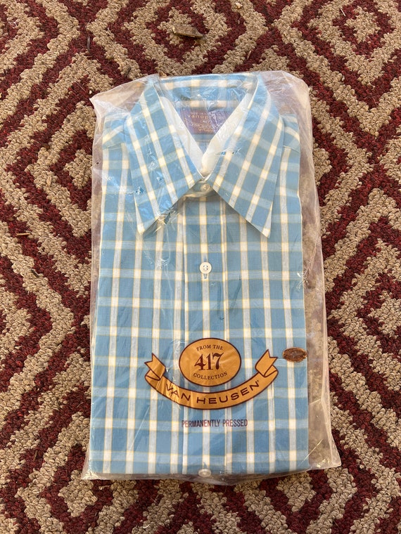 New Old Stock Vintage 70’s Van Husen 417 Button Up