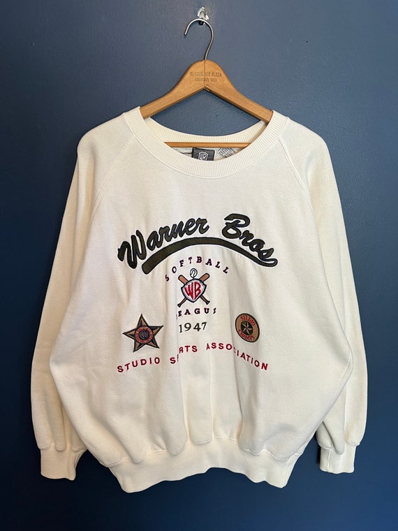 Vintage 80’s Warner Bros Softball League Crewneck… - image 3