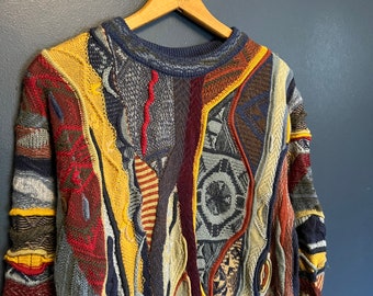 Vintage 90’s Aklanda Woop 3D Knit Sweater Size Small