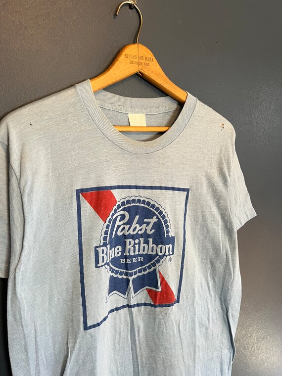 Vintage 70’s Pabst Blue Ribbon Beer Tee Size M/L - image 1