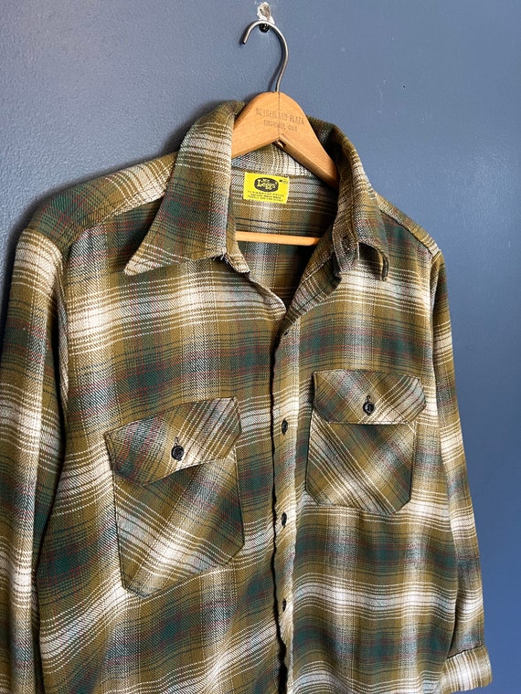 Vintage 80’s Mr Leggs Plaid Cotton Flannel Size Me