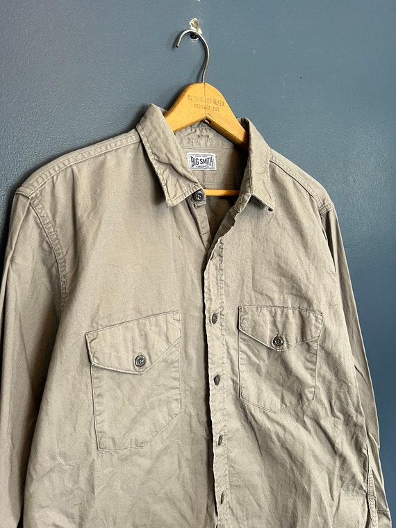 Vintage 50’s Big Smith Sanforized Cotton Work Shir