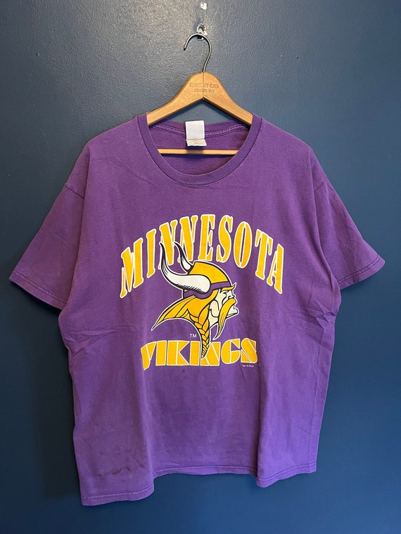 Vintage 90’s NFL Minnesota Vikings Football Tee S… - image 3