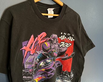 Vintage 90’s Polaris Indy 700 XCR Tee Size Large