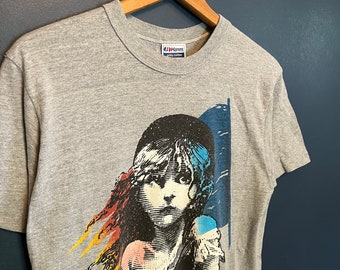 Vintage 80’s Les Miserables Play Graphic Tee Size Medium