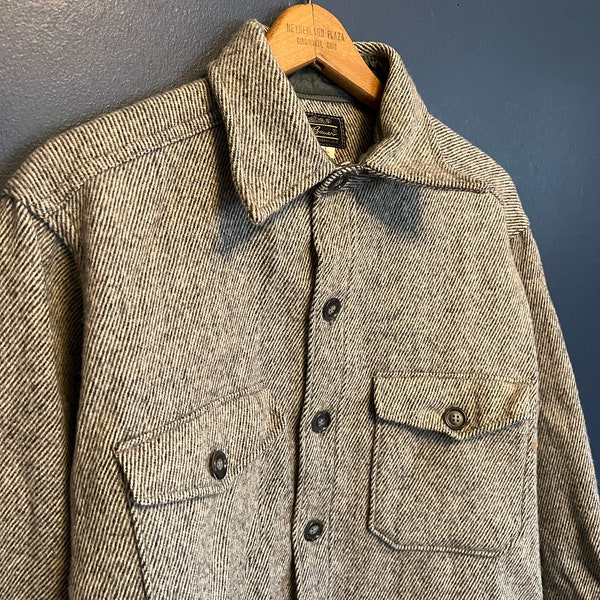 Vintage 80’s Eddie Bauer Wool Button Up Flannel Size Large