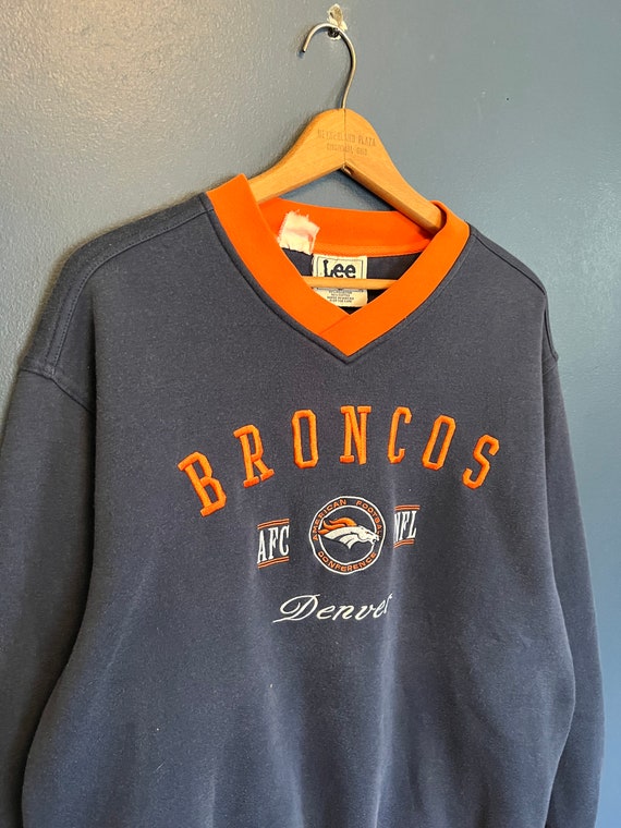 Vintage 90’s Lee Sport Denver Broncos Crewneck Si… - image 1