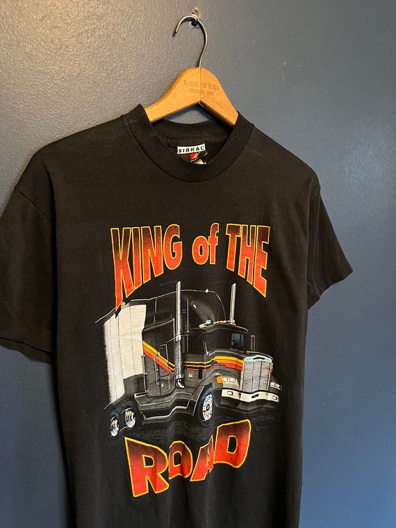 Vintage 90’s King Of The Road Trucker Black Graphi
