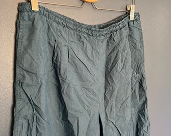 pantalon de survêtement en nylon avec logo virgule ton sur ton Nike vintage des années 90 taille 2XL