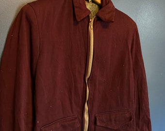 Vintage 40’s North Country Women’s Gabardine Zip Jacket Size M/L