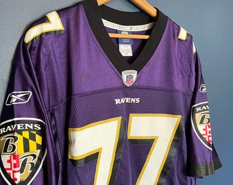 Vintage Y2K Baltimore Ravens Tomaso NFL Football Jersey Size Medium