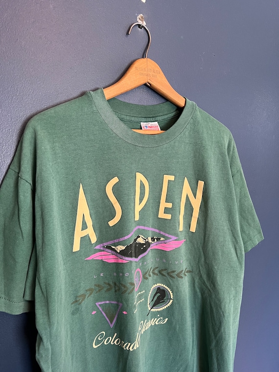 Vintage 90’s Aspen Colorado Mountain Tee Size XL