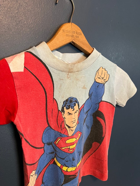 Vintage 80’s Super Man DC Comics Toddler Tee Size 