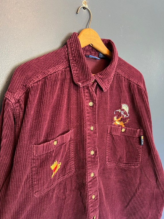 Vintate 90’s Walt Disney Winnie The Pooh Corduroy 