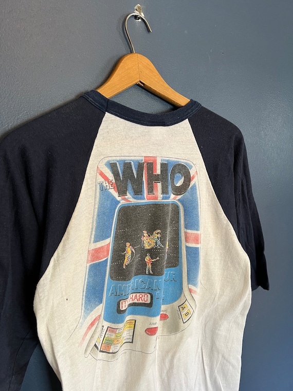 Vintage 1982 The Who American Tour Raglan Shirt S… - image 1