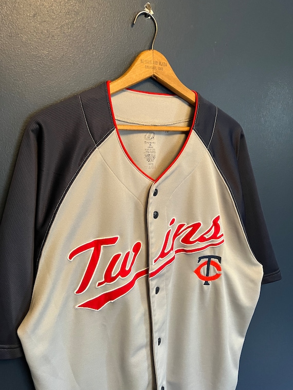 Vintage Y2K Minnesota Twins MLB Baseball Jersey S… - image 1