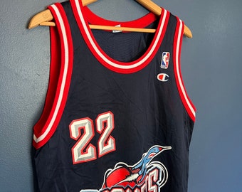 vintage des années 90 Champion Houston Rockets Clyde Drexler maillot taille 40