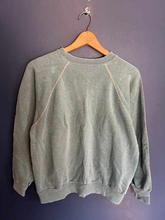 Vintage 60’s Blue Blank Crewneck Size Medium/Large - image 3