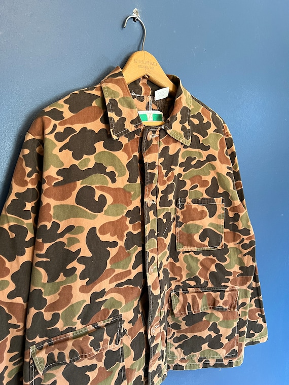 Vintage 70’s Game Winner Camo Button Up Hunting Sh