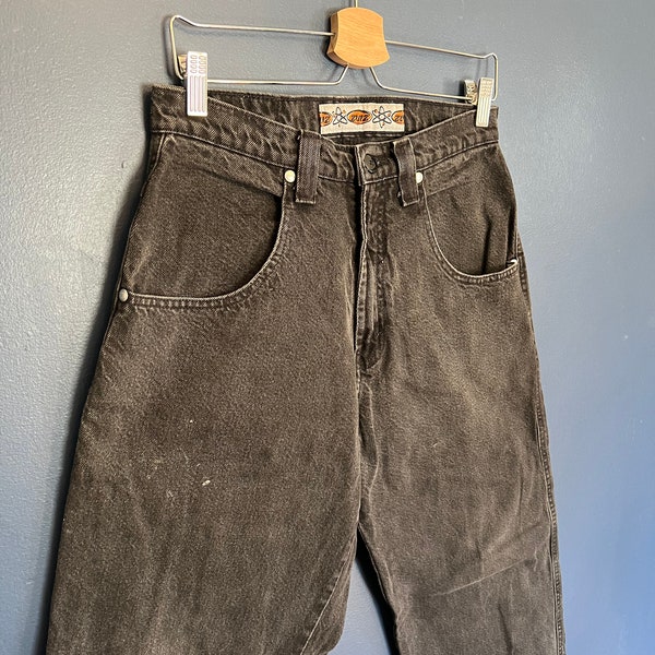 Vintage 90’s Zonz Baggy Black Denim Pants Size 30/31