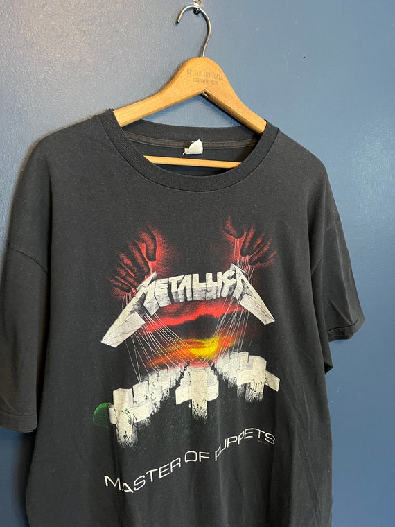 Vintage 1987 Metallica Master Of Puppets Band Tee 