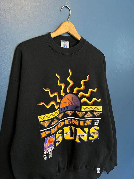 Vintage 90s Logo 7 Phoenix Suns NBA Basketball Crewneck Size XL Etsy
