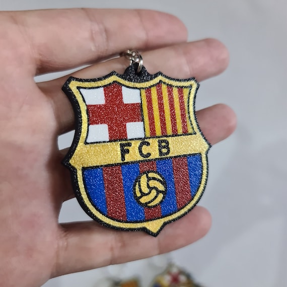 High-quality 3D FC Barcelona Keychain - Perfect for Barça Fans - Etsy