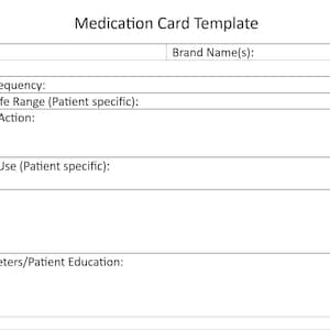 Nursing Medication Card Template - Il 300x300.5574238438 Ikey 
