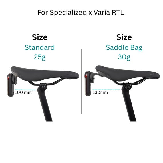 For Specialized and Garmin Varia RTL 515/516 and RVR 315/316